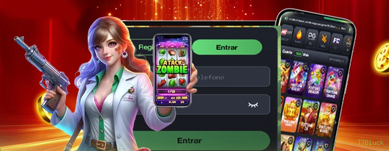 Aplicativo móvel 778luck para iOS e Android